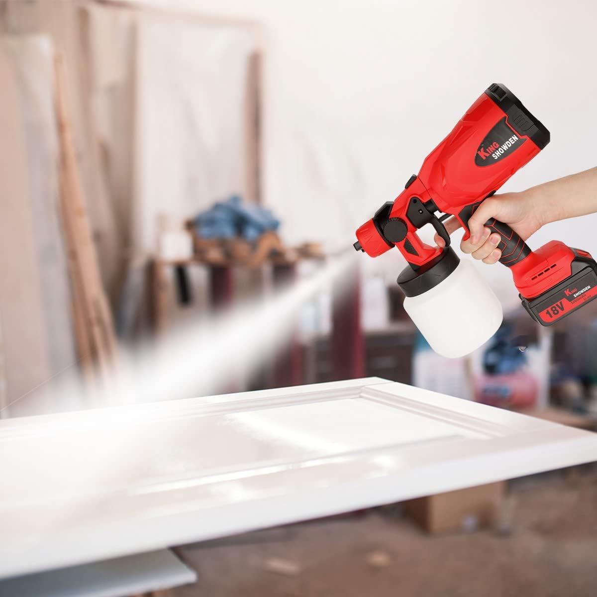 ماكينة رش دهان شحن بطارية وشاحن