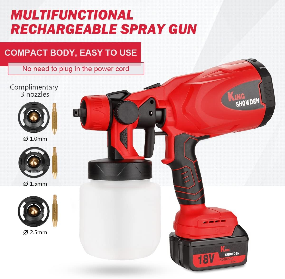 ماكينة رش دهان شحن بطارية وشاحن