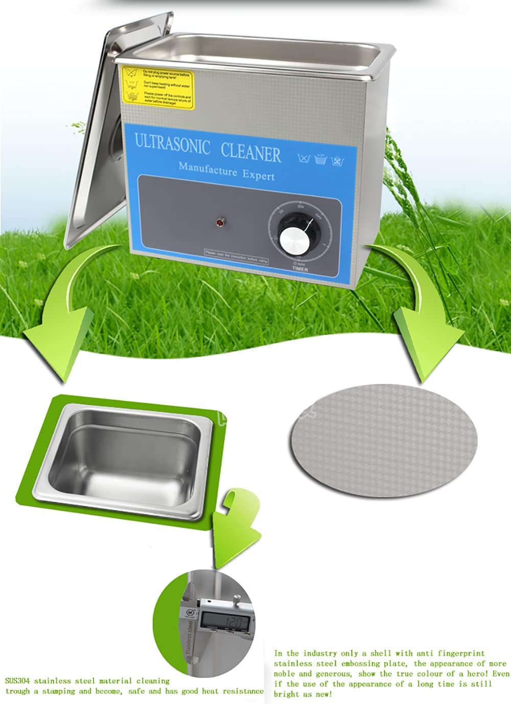 جهاز ألترا ساوند لماكنة تنظيف بخاخات