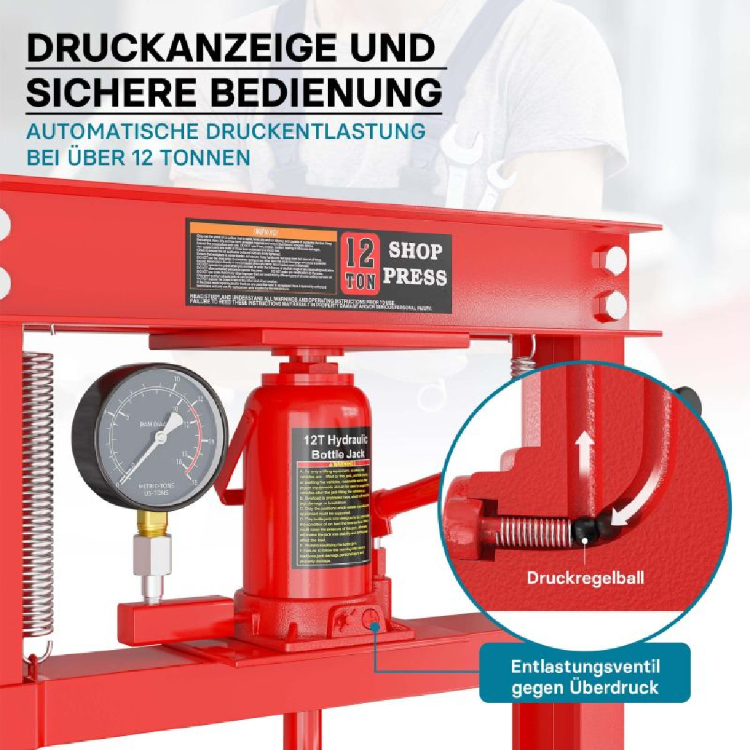 مكبس هيدروليك 12طن