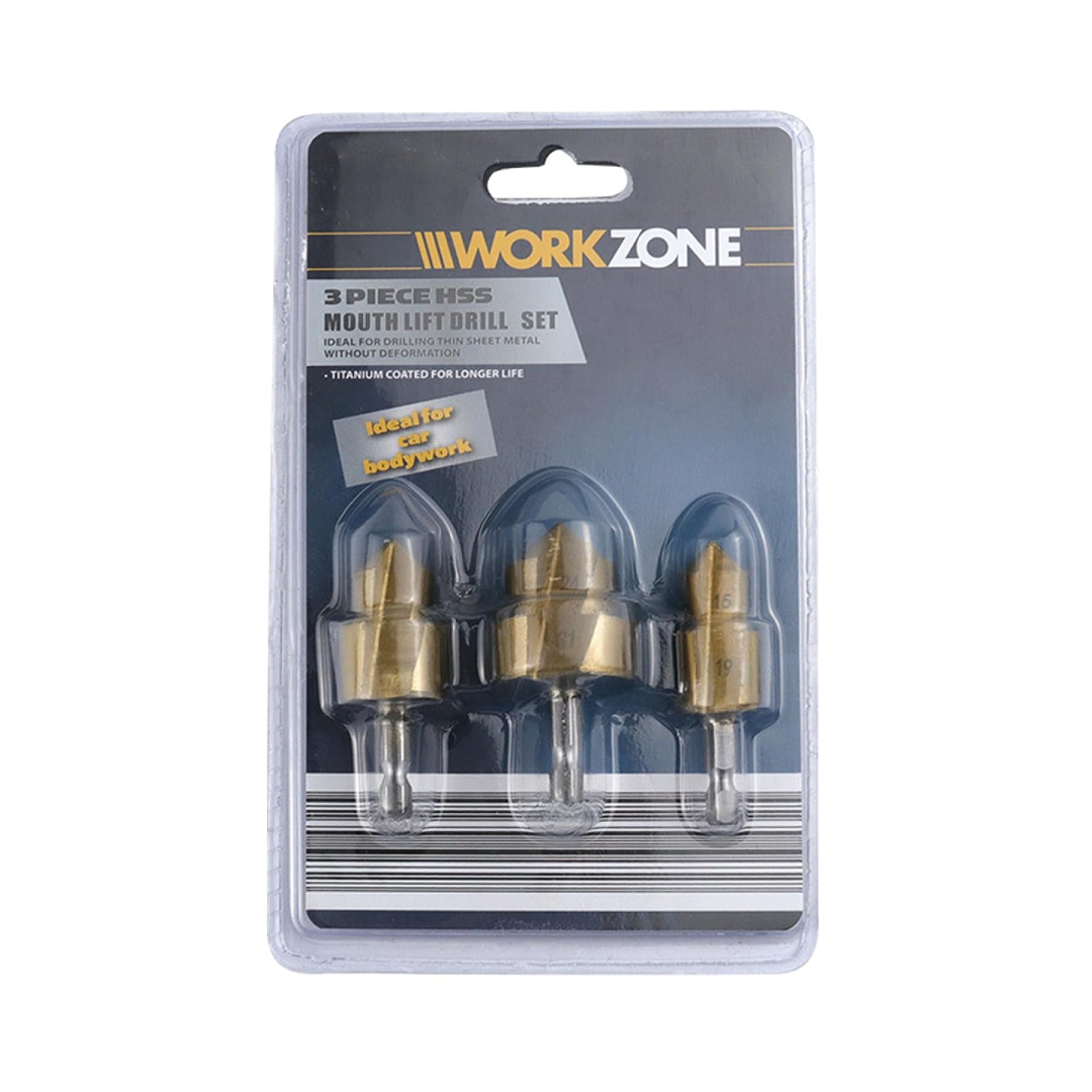 طقم راسيات توسيع وحفر مواسير البلاستيك 3قطع